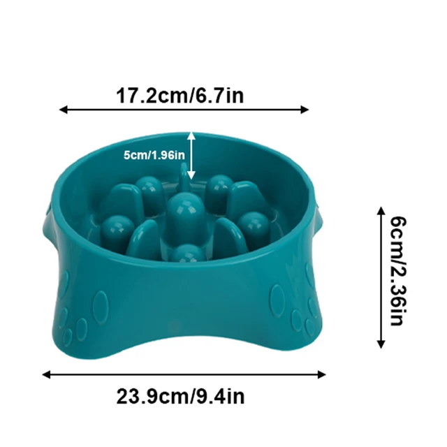 Pet Starfish Shape Slow Food Bowl Dog Anti-choking Slow Food Bowl Dog Feeding Anti-knock Over Multifunctional Bowl Pet Tableware 5