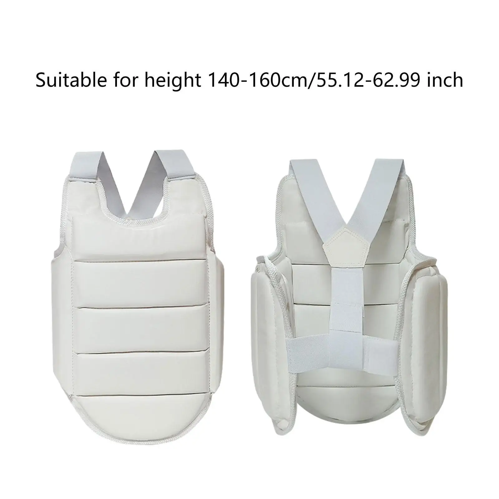 Karate Chest Protector PU EVA Taekwondo Protector for Football Sanda Boxing