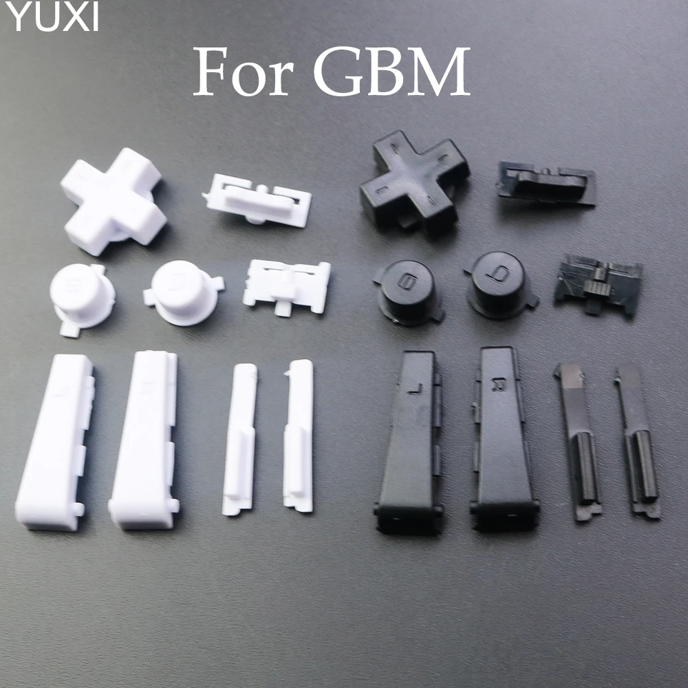 Yuxi 2Set Pulsanti Ab L R Tastiere Per Gameboy Micro Pulsanti Cornice Per Pulsanti Gbm D Pad