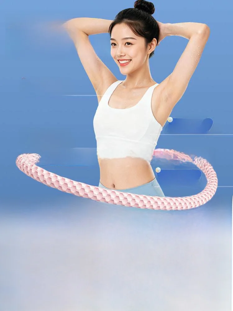 피트니스 훌라후프 여성용 복부 트리머 소프트 바디 아이스 센세이션 저소음 회전형 고중량 체중 감량 여름 운동 기구