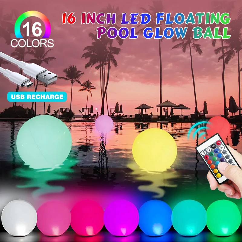 LED Ballon 40 cm lumineux avec LED lumières colorées