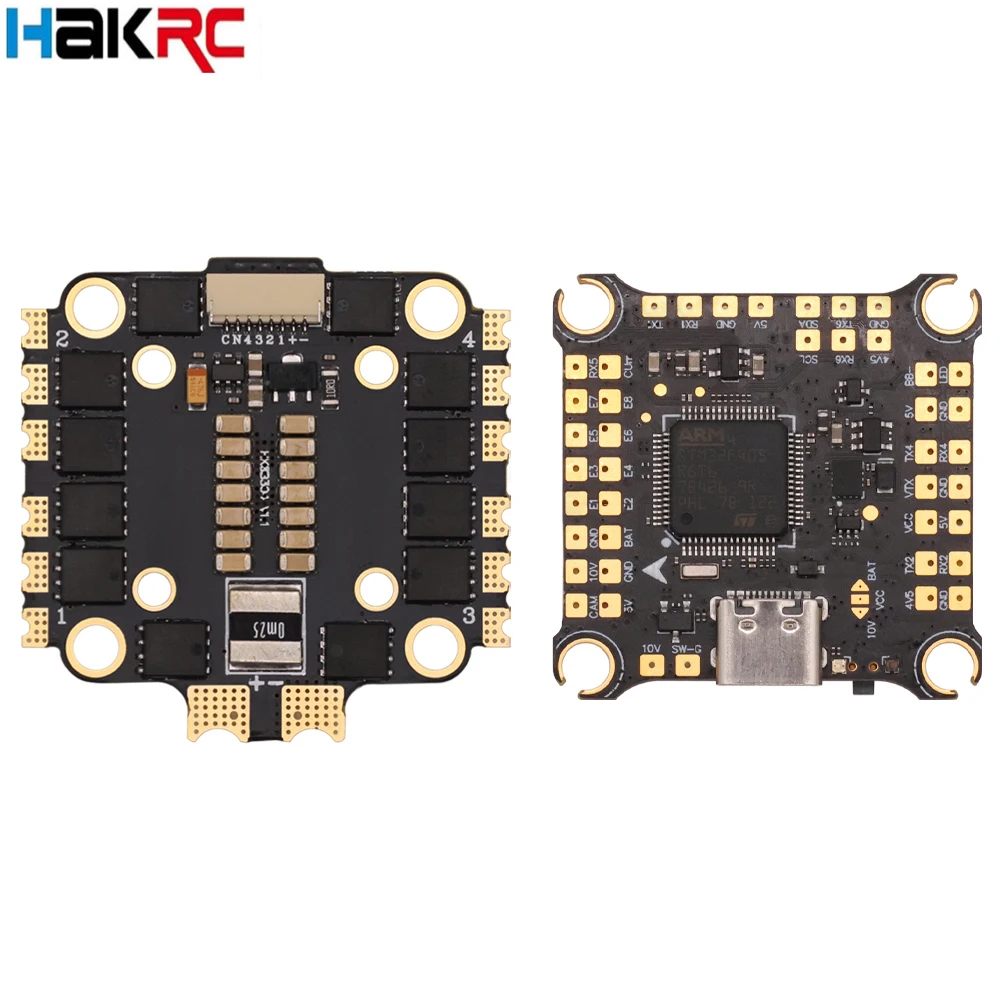 

HAKRC F405 V2 Stack F4 F4530V2 Flight Controller Dual BEC With 45A/50A/60A/65A 4in1 Brushless ESC for For RC FPV Racing Drone