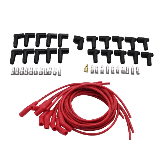 Spark Plug Wire Set para Mopar, Peças de reposição, Acessórios para carro,  Substitui Premium High Performance, Vermelho com 45 135 Spark Plug -  AliExpress