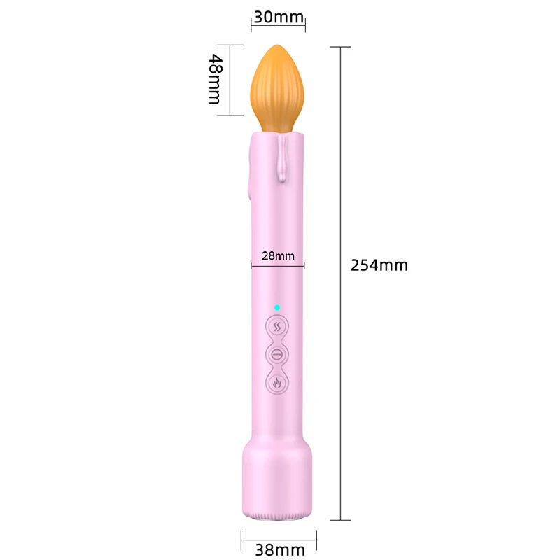 Simulation Sex Candle Vibrators SM Heating Drop Wax Wand Adult Game Toys for Couples Bondage Tools Dildo Clitoris Massager