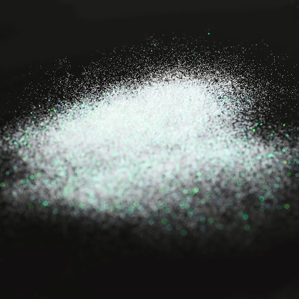 50g/Bag Utral-fine Powder Iridescent Glitter Dust 0.1mm 1/256 Holographic Shiny Sugar Effect Nail Sparkling Chrome Pigment