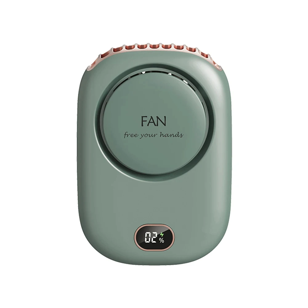 Compact Rechargeable Bladeless Turbo Fan - Ultra Quiet Handheld Fan for Outdoor Sports and Travel