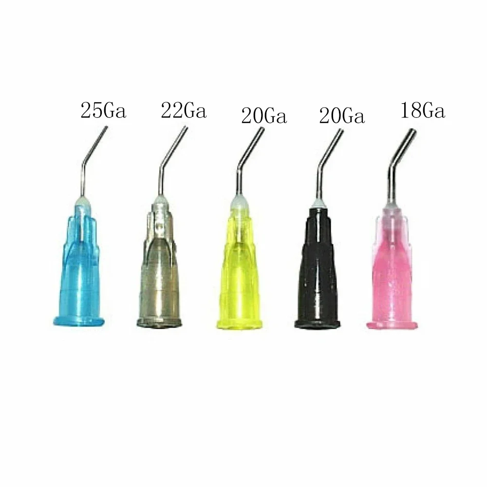 

100Pcs Dental Pre Bent Applicator Flow Needle Tips