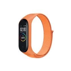 Cinturino sportivo regolabile in nylon intrecciato sostitutivo per orologio