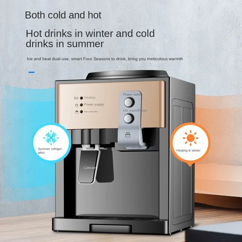 ตู้กดน้ําตั้งโต๊ะ 220V พร้อมระบบควบคุมอัตโนมัติและตัวเลือกร้อน/เย็นสําหรับบ้านและสํานักงาน A 1