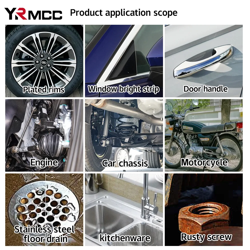 Car Rim Cleaning Tools Wheel Hub Refurbishment Tool Kitchen Supplies Stainless Steel Scratch Repair Fluid Motorcycle Accessories