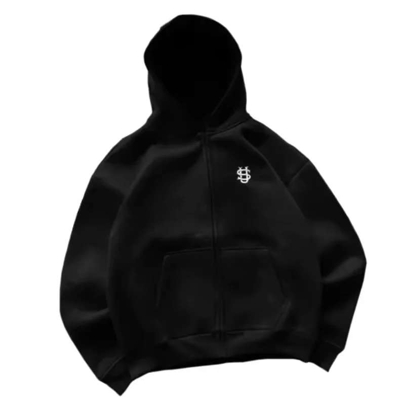 black hoodie 1pc