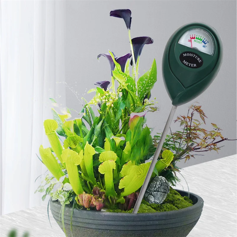 Soil Moisture Sensor Soil Dry Meter Wet Tester Metal Probe Gardening Intensity Measurement Analysis Outdoor Plant Hygrometer 1pc