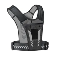 Reflective Running Backpack Lightweight Sports Running Cycling Vest Mobile Phone Cards Bag Men and Women Jogging Fitness Vest 1