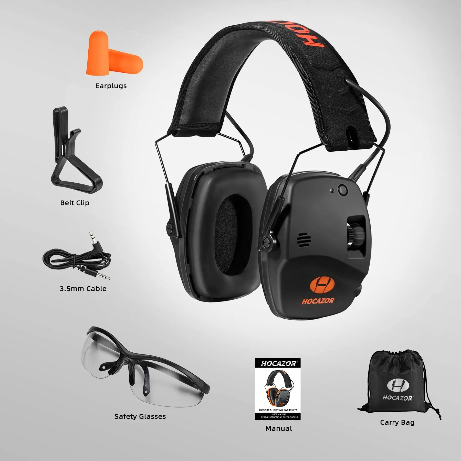 BK - SORDIN IPSC Casque de chasse DulAirsoft, Protection auditive BK - SORDIN IPSC Casque de chasse DulAirsoft, Protection auditive
