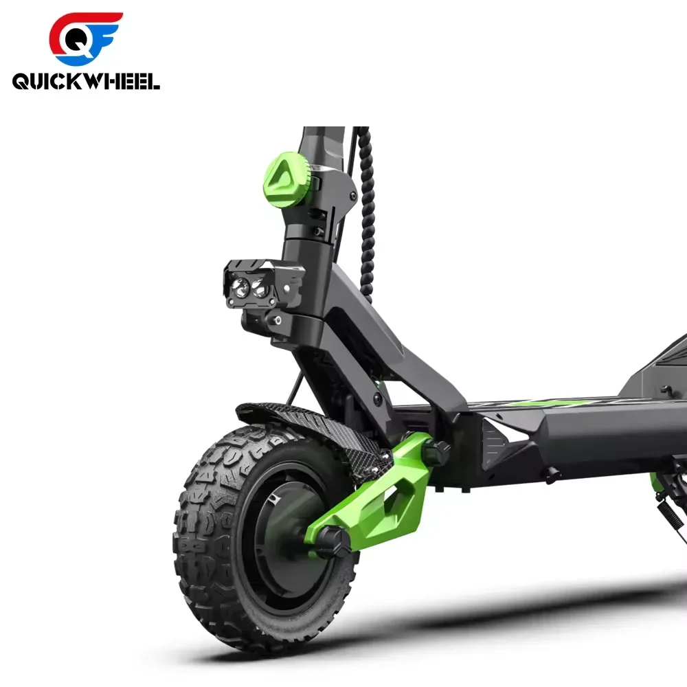 Escooter Powerful S6 2000W 52V 18AH Dual Motor 10 inch tyres Electric Scooter Max speed 70km/h Max range 70km