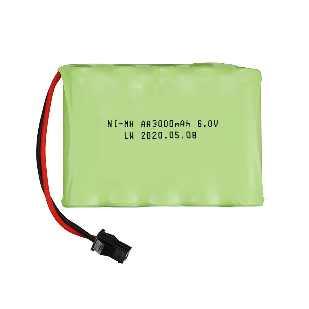 3.6V/4.8V/6V/7.2V/8.4V/9.6V 3000mah NIMH AA Rechargeable Battery Pack For Remote Control Toys Car truck tanks boat model SM Plug 4
