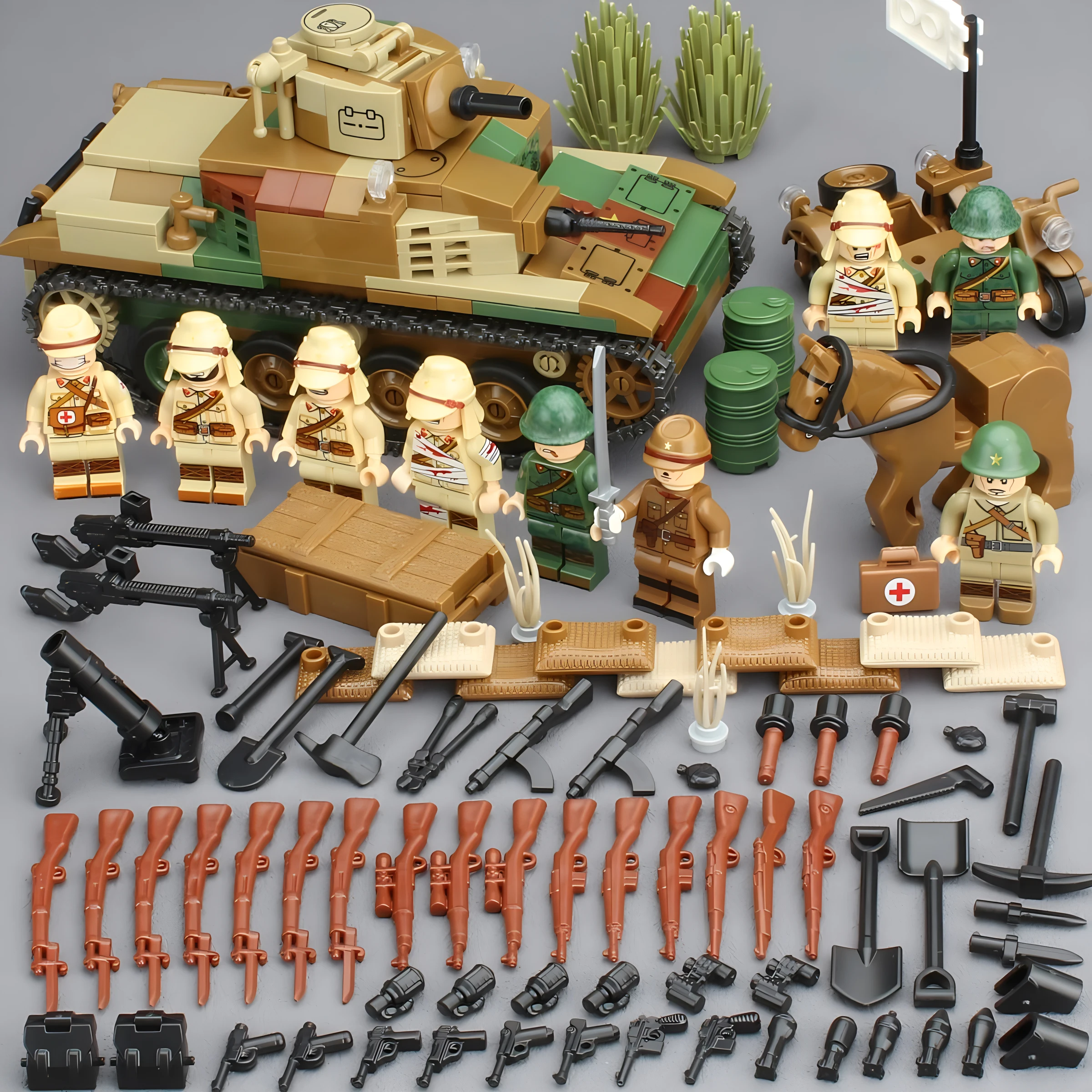 WWII Military Japanese Army 89 92 Track Battle Tank Heavy