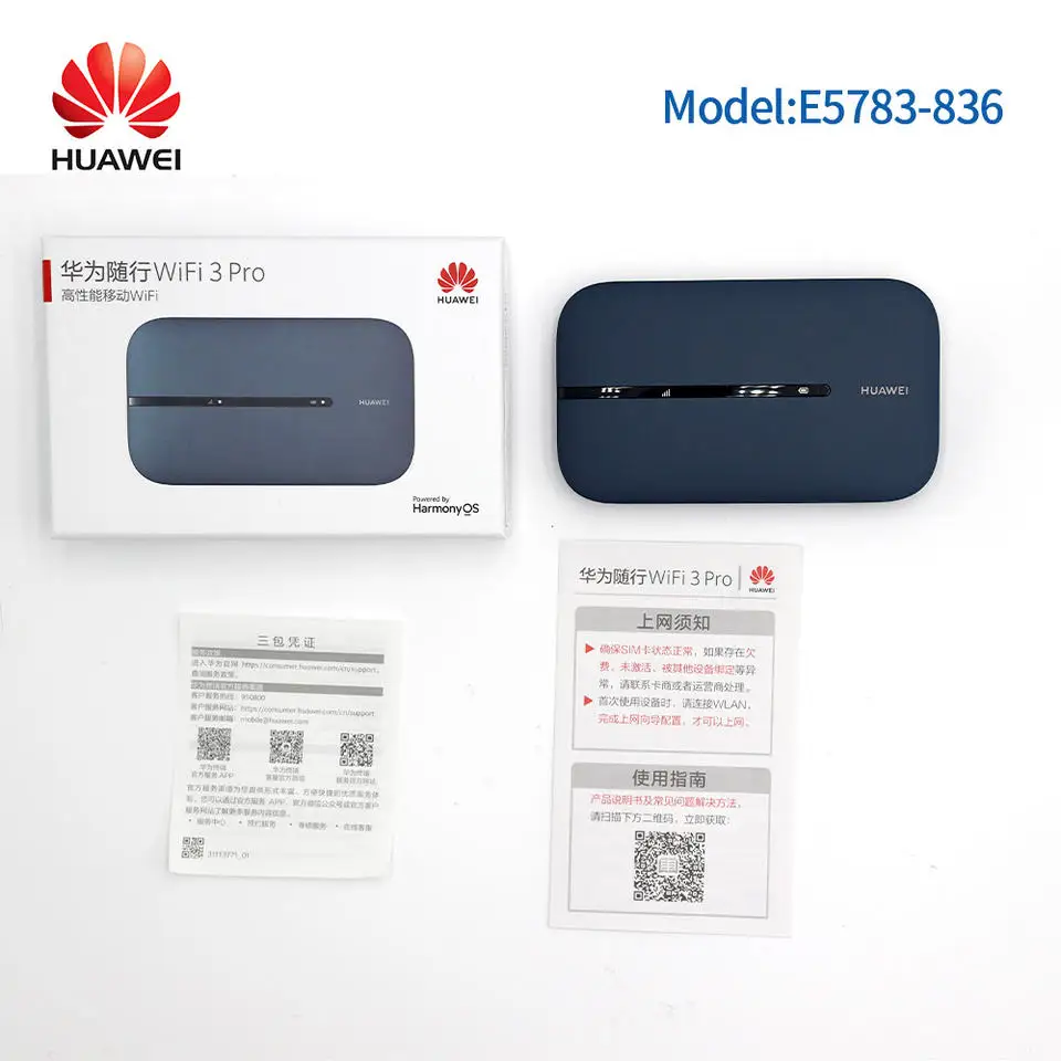 SoyeaLink E5783-330 Unlocked 300 Mbps (cat 7) 4G LTE Mobile WiFi Hot Spot (4G LTE In Europe, Asia, Middle East, Africa) Black - Foto 6