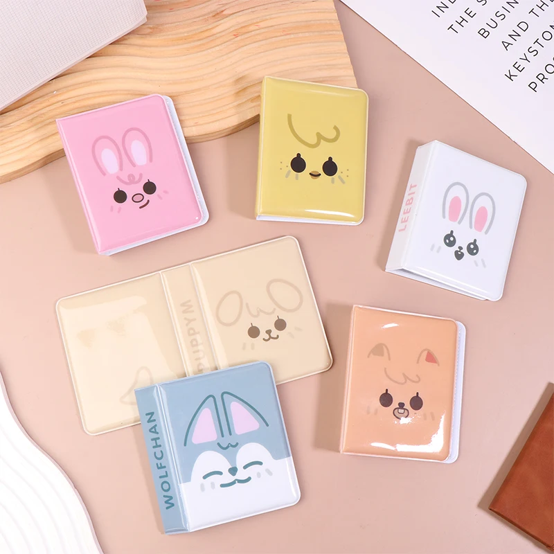 Cartoon Animal 3 Inch Album Photo Postcard Storage Album Idol Pictures Collection Kpop Card Binder Name Card Book