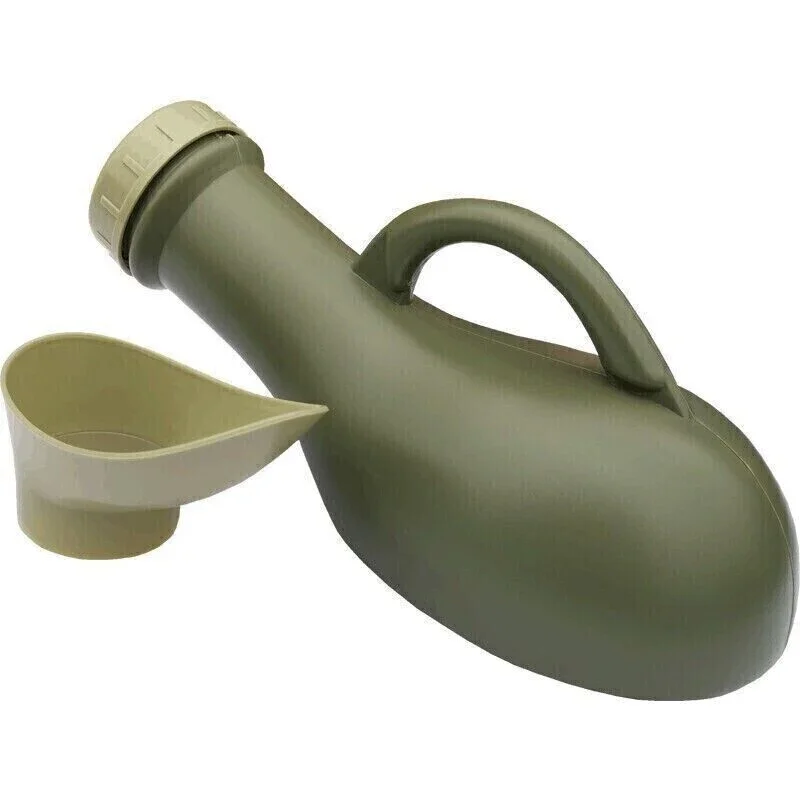 1000ML Unisex Urine Portable Bottle Plastic Urinal Pot with Lid Travel Camping Vehicle Mounted Emergency Urine Bottle Container