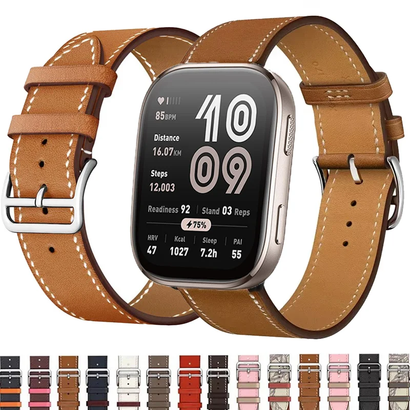 Elegant Leather Watch Band - Premium 20mm/22mm Strap