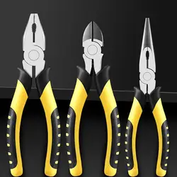 6 In Multifunctional Diagonal Pliers Needle Nose Pliers Hardware Tools Universal Wire Cutters Side Cutter Cutting Pliers