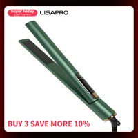 LISAPRO 2-in-1 LED Hair Straightener Flat Iron Professional Hair Straightener for Girls Women 15s Fast Heating Curling Iron Wand 1