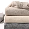 Plus Size 5XL Men's 60 Mink Cashmere Sweater V-Neck Pullovers Knit Winter Long Sleeve High-End Jumpers Woollen Bottoming Shirt 5
