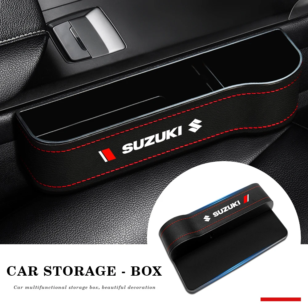 Per Suzuki Swift Sport Vitara Jimny Sx4 Alto Seggiolino Auto Gap Storage Box Portafoglio Telefono Fessura Tasca Multifunzionale Organizer Case