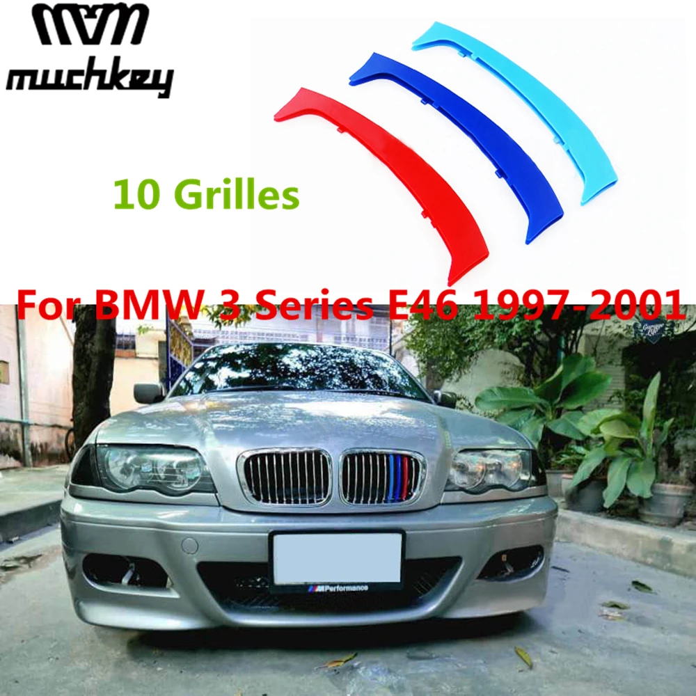 

Наклейка на решетку радиатора, 3 цвета, для BMW 3 серии 1998-2005 E46 316 318 320 325 328 330 323 седан Touring
