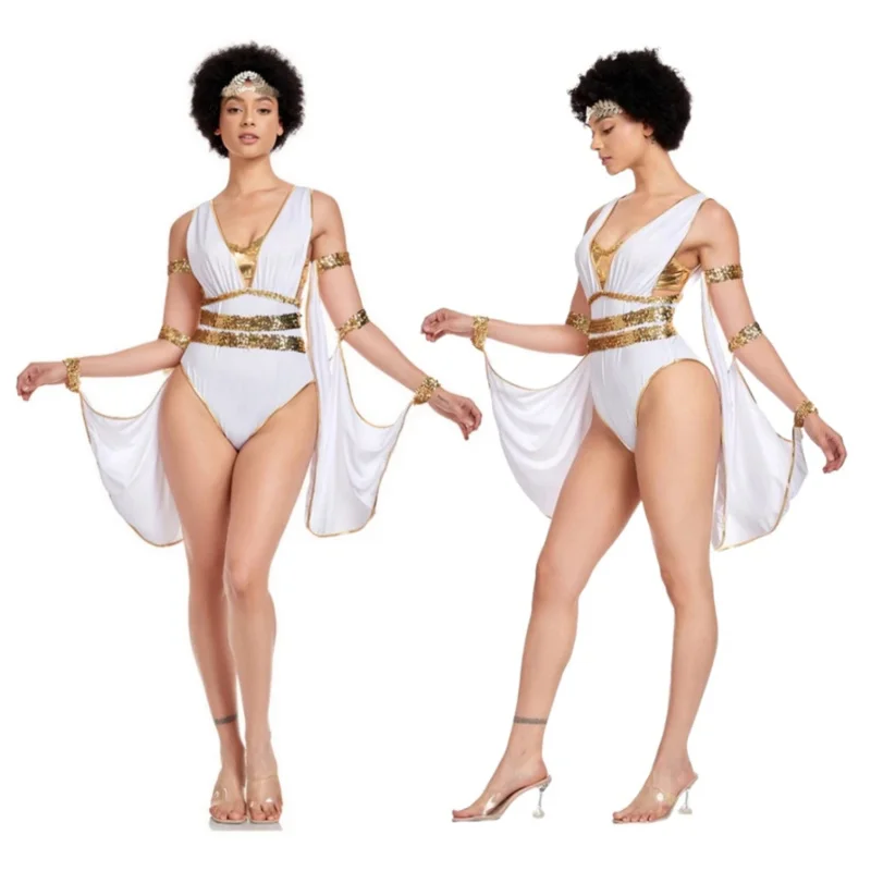 

Carnival Party Cosplay Dress Halloween Sexy Ancient Greek Goddess Costume Women Adult Egypt Cleopatra Cosplay Costumes for Adult