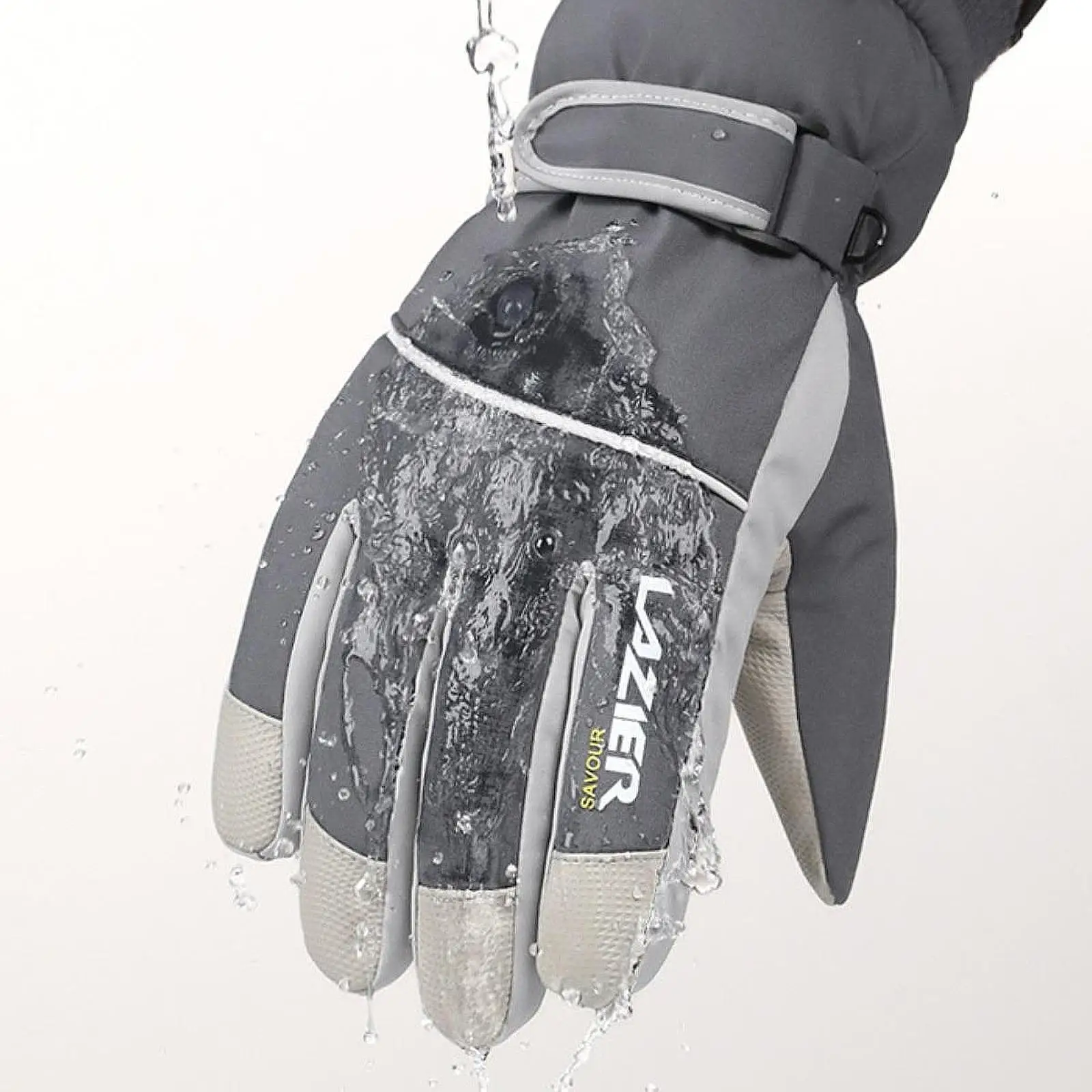 Winter Ski Gloves Windproof Gloves for Men and Women Touchscreen Snow Gloves Hand Warm Full Finger Breathable Wear Resistant 3