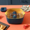 Fruit Vegetable Cleaning Machine Multifunction Food Purifier Capsule Shape IPX7 Waterproof Food Grade Flexible for Traveling 6