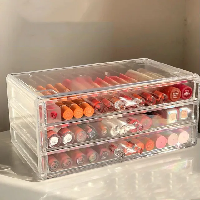 Japán Stílusú Rúzs Tároló Állvány Smink Szervező Doboz Multifunkcionális Fiók Fehérnemű Zokni Ékszer - Image 2