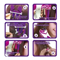 Christmas Children's Fully Automatic DIY Hair Weaving Machine, Hair Weaving Tools, Twisting Knitted Hair, Weaving Rolls,Twisting 2