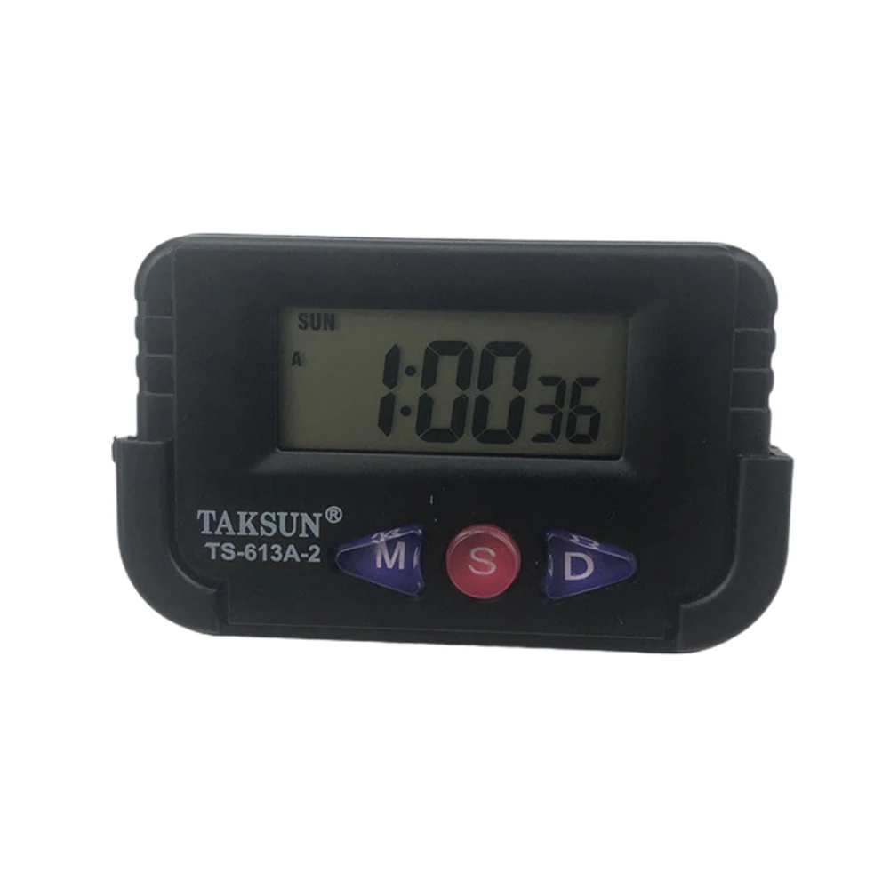 Car Clock Air Outlet Dashboard Clock Mini Digital Clock Car Interior Electronic Time Date LCD Screen Digital Display Clock Car Accessories Auto Decoration