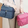 Large Capacity Multi Pocket Lunch Bag Heat Insulation Children School Lunch Box Storage Bag Picnic Food Storage Ice Packbag New 4