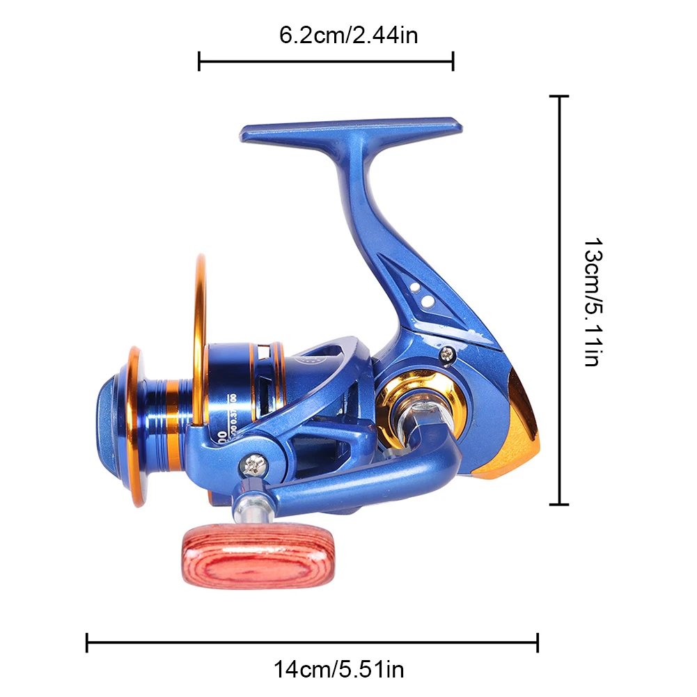 Newest Fishing Reel 5.2:1 Metal Spool Spinning Wheel BF1000-7000 Gear Ratio High  Speed Casting Fishing Reel for Saltwater - Anglers Delivered