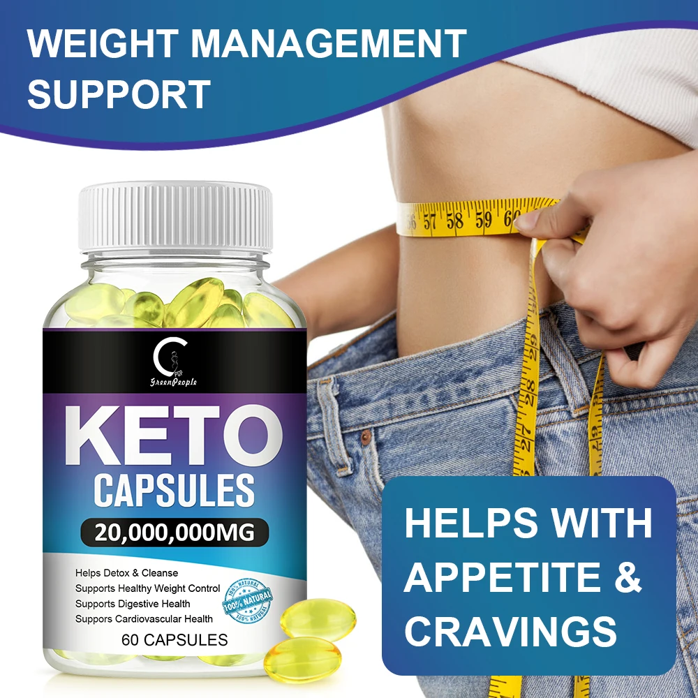 Gpgp Greenpeople 120pc Slimming Diet Keto Capsules Help Digestion Belly