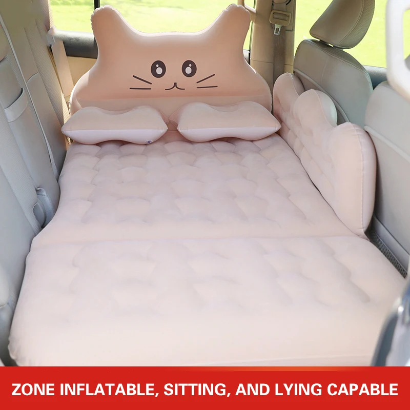 

Car inflatable bed car folding travel bed inflatable mattress rear air mattress bed back seat camping inflatable sleeping mat
