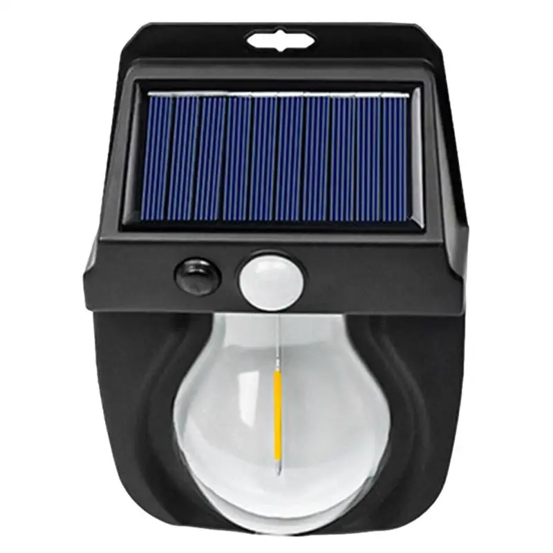 

Solar Lights Outdoor Sunlight Solar Tungsten Wire Lamp Waterproof Filament Lamp Induction 3 Modes For Garden Yard Wall Decor