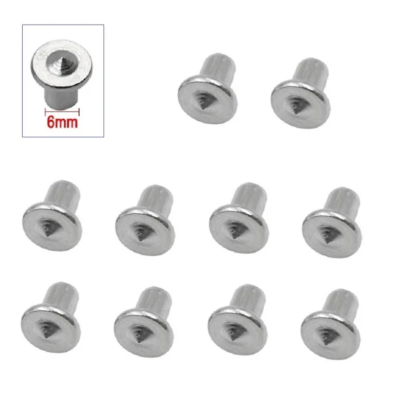 10Pcs Dowel Center Point Pins 6/8/10/12mm Diy Set Wood Timber Marker Hole Tenon Center For Accurately Aligning Stock