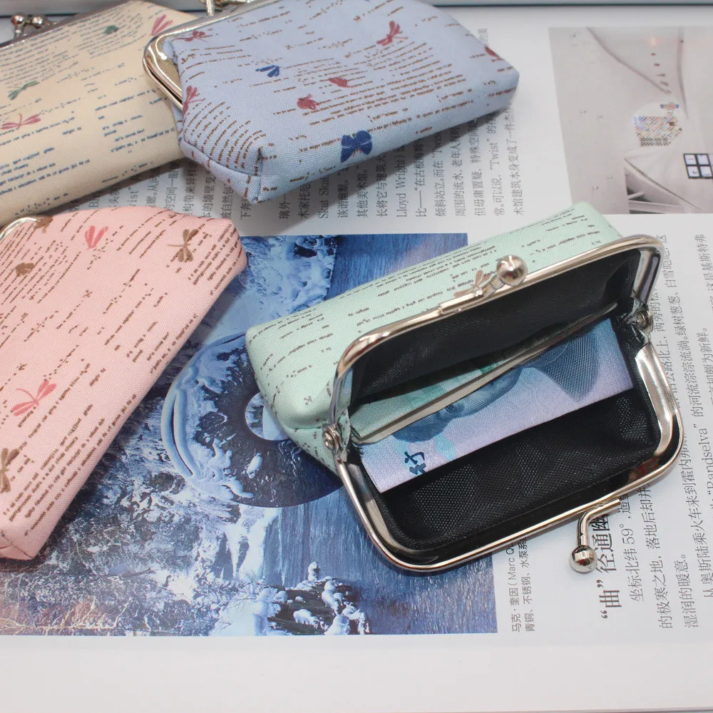 Mini monederos creativos para mujer, con broche carteras pequeñas, bolso de embrague, llavero, bolsa de monedero funda para tarjetero de crédito| | AliExpress