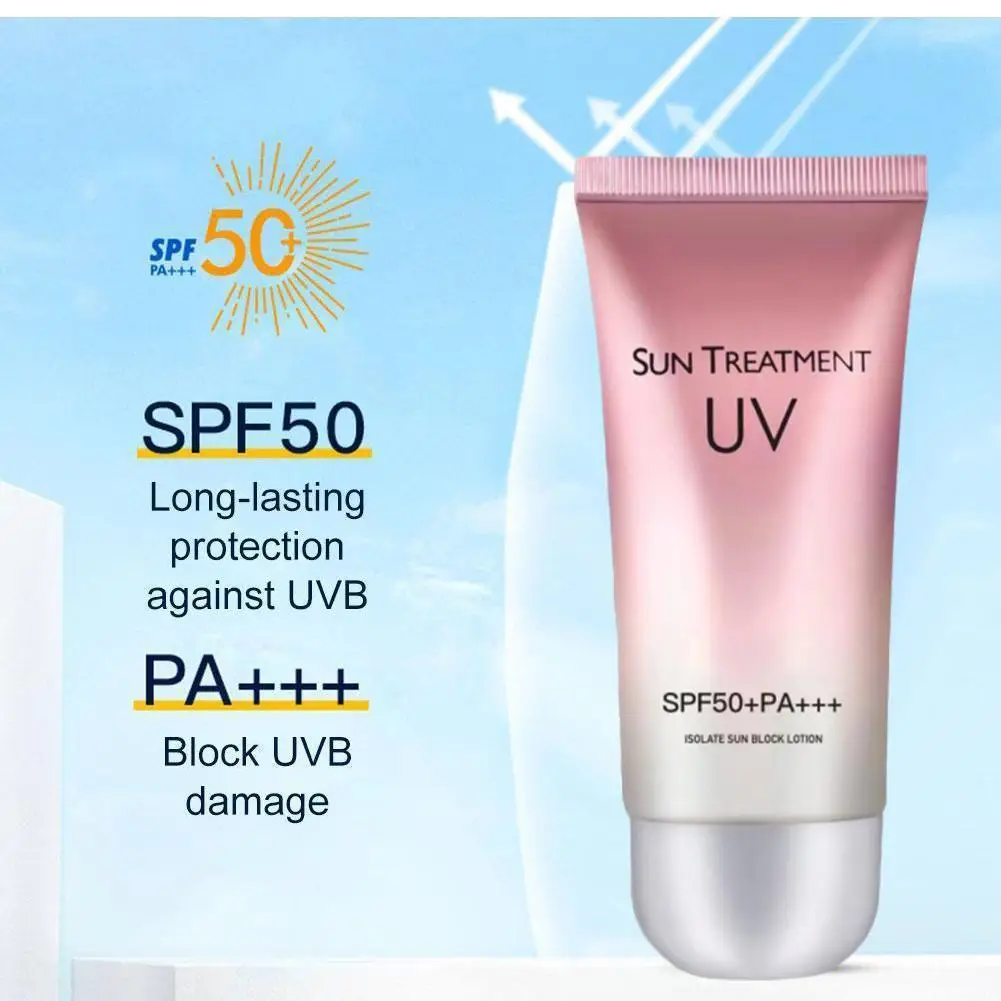 Whitening Sunscreen SPF50+ UV Protection Sun Screen Sunblock Care Arms Body Thighs Brightening Face Lsolation Moisturizing A2P8