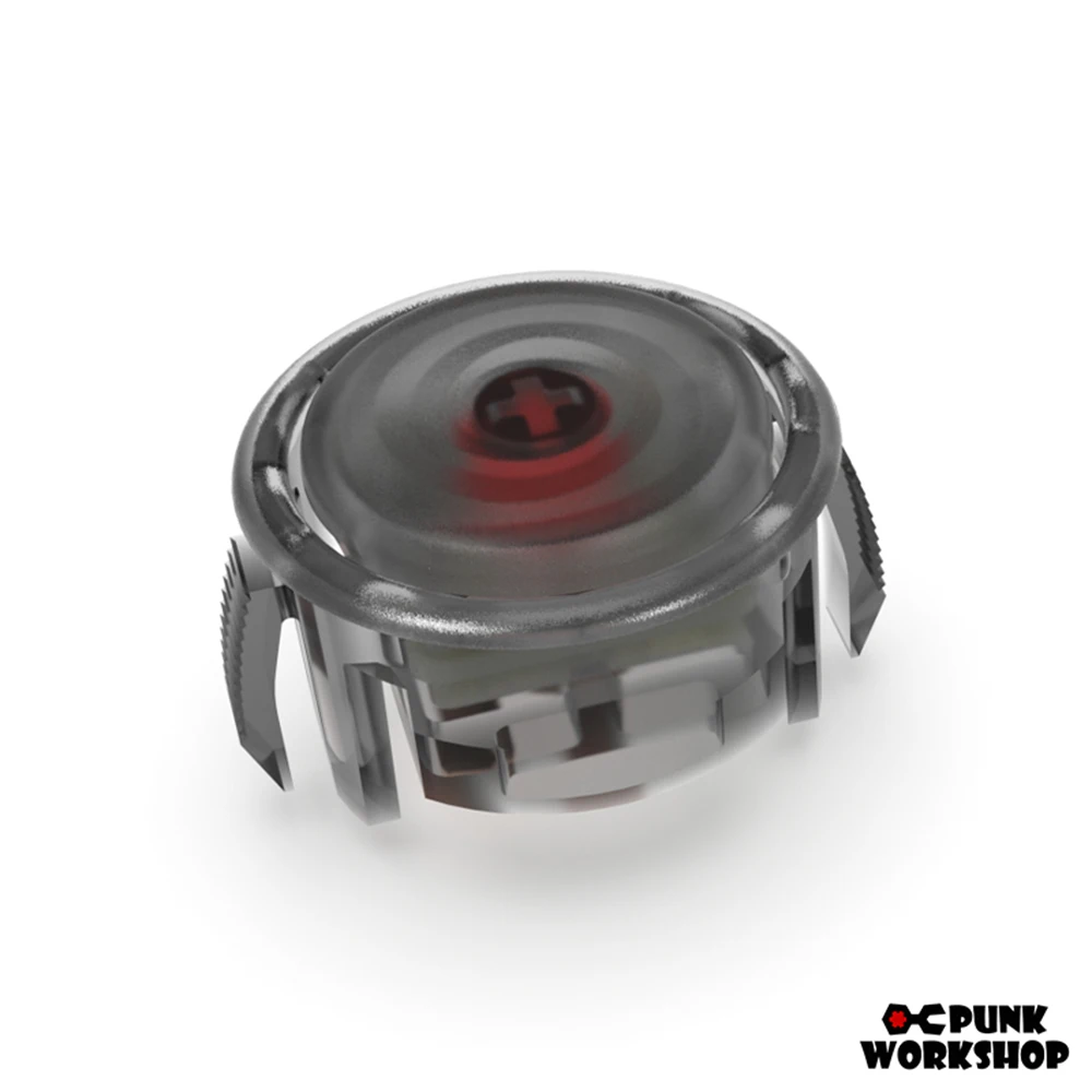 11個の24mmボタンと1個の30mmボタン、PWS V2メカニカルボタン、ロー