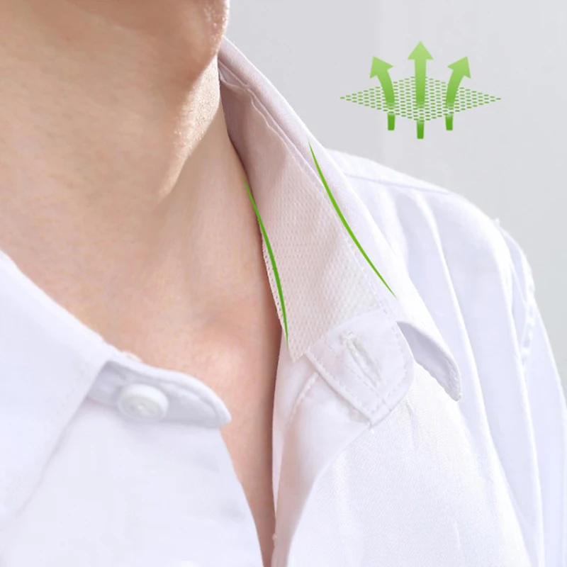 Shirt Collar Shaper Shirt Collar Stays Shirt Collar Protector 1 Roll Self Adhesive Collar Styling Tape Does Not Warp Shirt Neck Protector Pads Shirt Collar Support Sweat-removing Pads