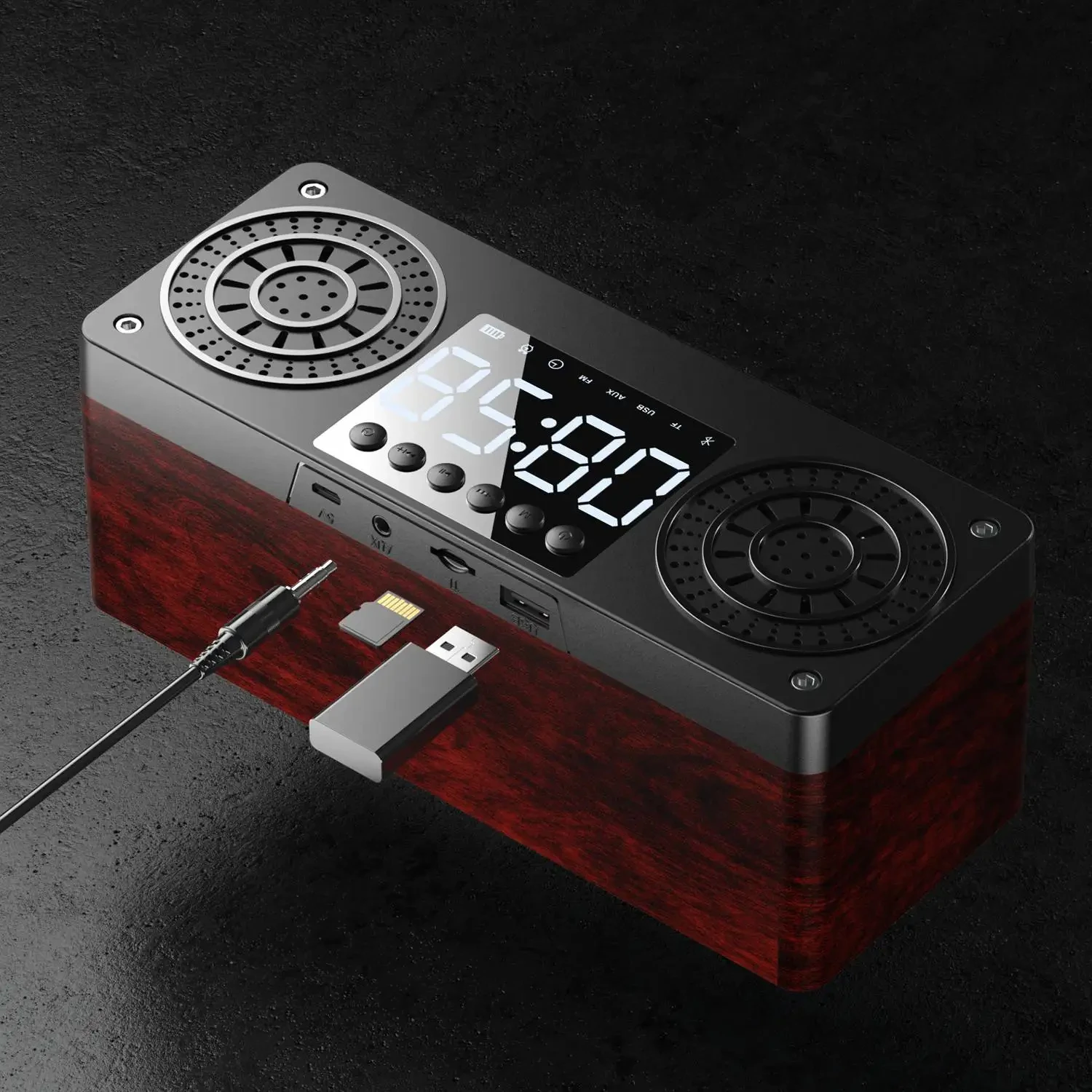 Stereo Subwoofer Bluetooth Speaker FM Radio Portable Speakers Mp3 Play Super Bass Loudspeaker Computer bluetooth speaker,computer speakers,passive speaker