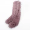 130CM European Fashion Ladies Mongolian Lamb Fur Genuine Tibetan Sheep Fur Scarf 1