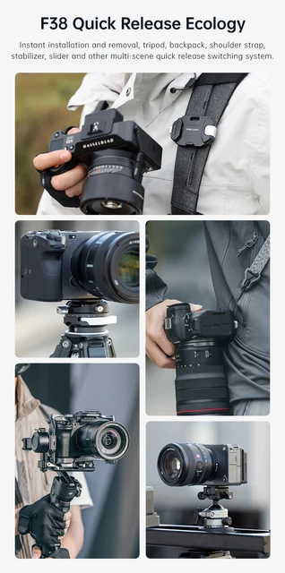 thumbnail image 2 of Koolehaoda Quick Release Camera Clip For Backpack Straps - Easy Mount For DSLR & Action Cams 2 of 11