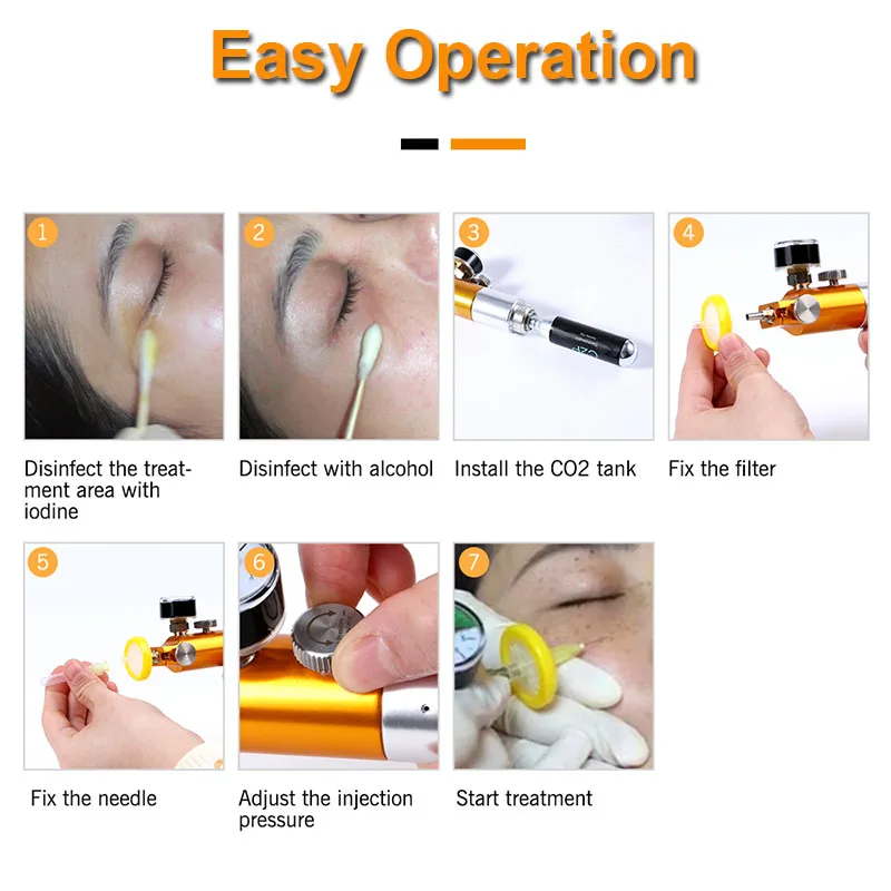 Portable Cdt Carboxy Therapy Device Without Co2 Cylinders Professional Anti Cellulite Stretch Marks Removal Skin Care Tools 6